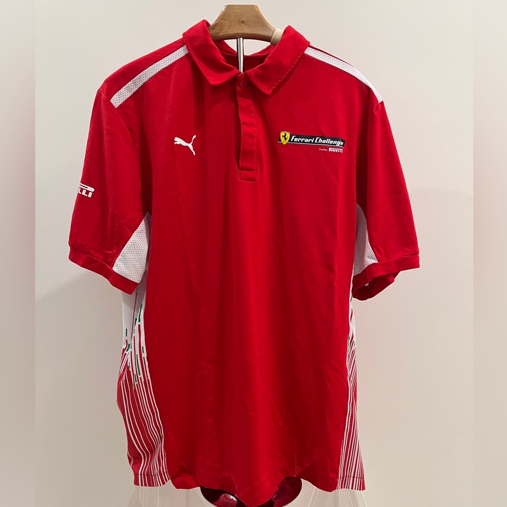 RARE Special Event Puma/Ferrari Polo Shirt L
